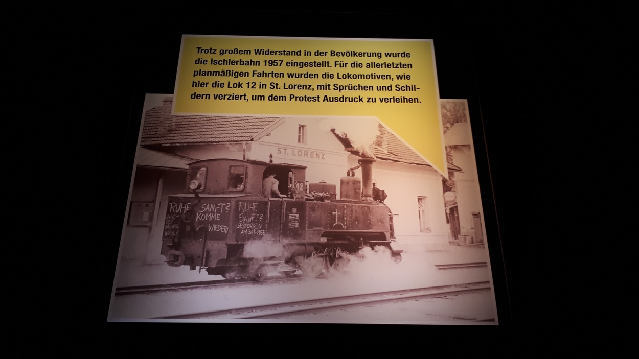 Museum Mondsee Ausstellung Ischlerbahn & SKGLB Museum
